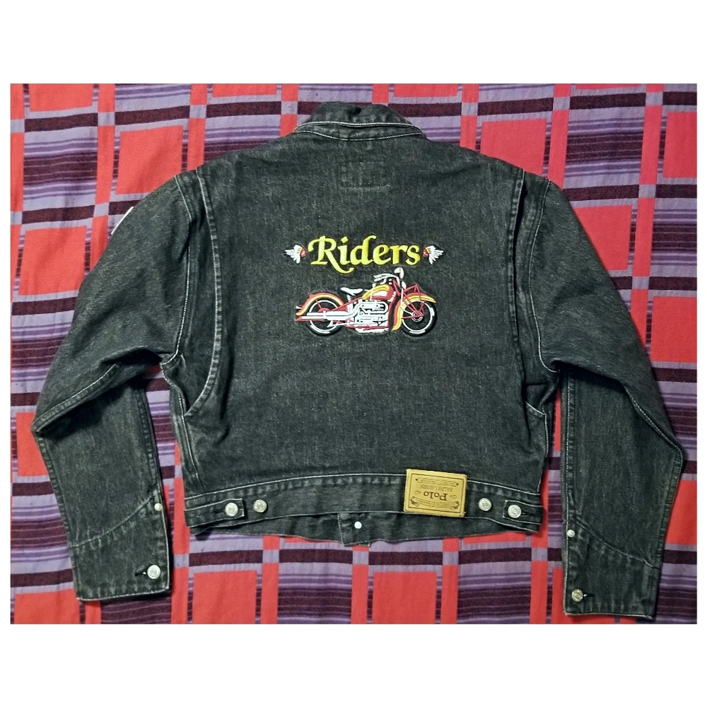 ☆EXTREMELY RARE☆ RALPH LAUREN COUNTRY EMBROIDERED DENIM JACKET- WOMEN SI… - Picture 10 of 10